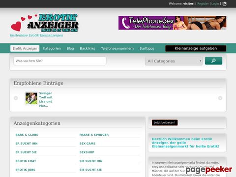 Details : Der große Erotik Kleinanzeigenmarkt